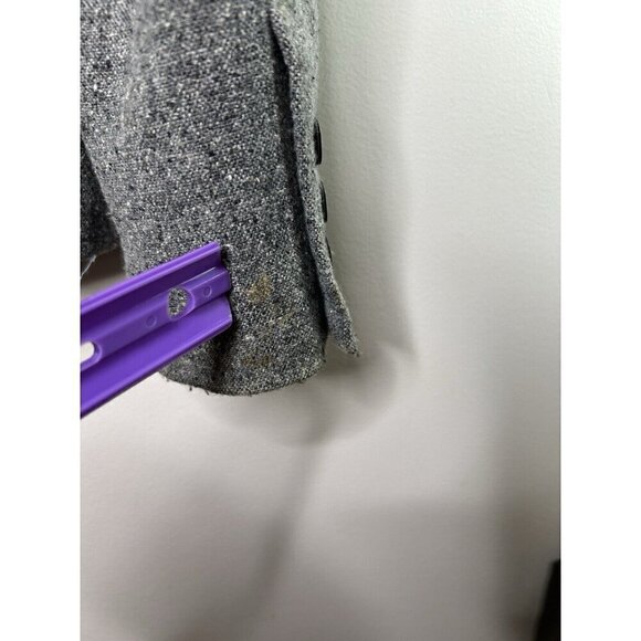 L.L. Bean Womens Wool Silk Blend Blazer Jacket Gray Size XL Petite - Picture 7 of 13